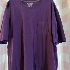 Wrangler Men's Deep Purple Short Sleeve Tee